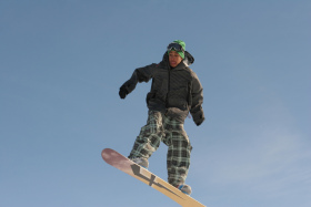 Opening weekend at Great Divide has skiers and riders on eight terrain park features. 