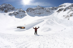 Shaun White has his own halfpipe at Silverton.