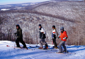 Blue Knob is the highest skiable mountain in Pennsylvania. 