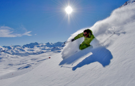 Whistler Heli-Skiing can operate on 173 glaciers in British Columbia.