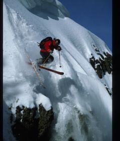 Huckleberry Canyon offers double black diamond terrain.