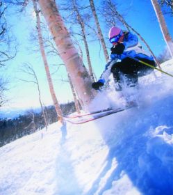 Cruising at Okemo.