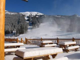 Snowmaking, natural snow, and farming snow will aid Lake Louise in opening Nov. 6. 