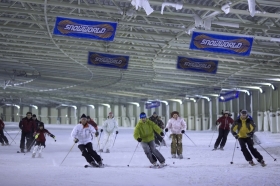 Skiing in SnowWorld, Landgraaf