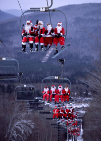 Santa Sunday is coming up at Sunday River.