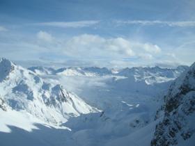 Lech Zürs - Blick Richtung Skigebiet St.