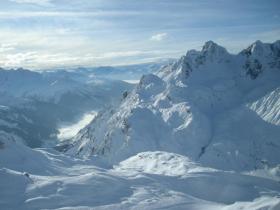Lech Zürs - Blick vom Trittkopf in