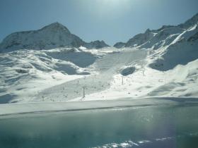 Stubaital - Der Speichersee dient als