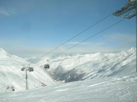 Hochgurgl - Ausblick ueber das Oetztal.
