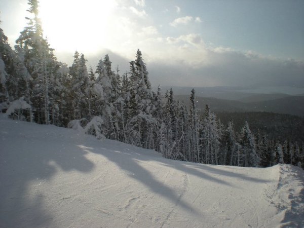 Red Devil, w/ Rangeley Lake in the distance