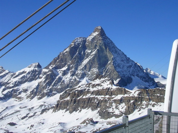 Italian view of the Matterhorn
