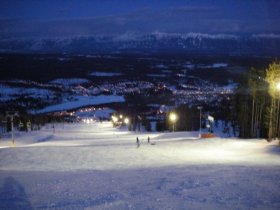 Kimberley - Night skiing.  
