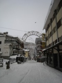 Cervinia-Valle D'Aosta - The main strip in