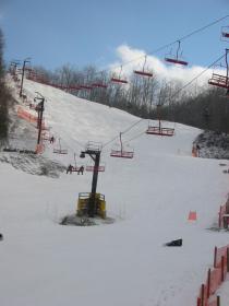 Ober Gatlinburg - Riding lift to Cub