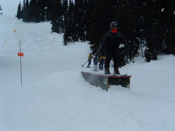 Me doing a tabletop at Whistler/Blackcomb. 