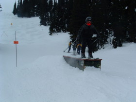 Whistler / Blackcomb - Me doing a tabletop