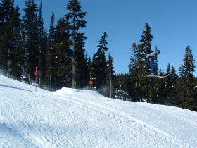 Whistler / Blackcomb - My brother going of