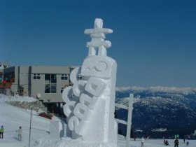 Whistler / Blackcomb - Ice sculptures at the