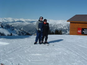 Whistler / Blackcomb - My brother and I