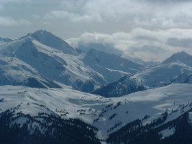 Whistler / Blackcomb - Mountains surrounding Whistler. 