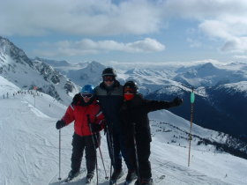 Whistler / Blackcomb - My mom, brother, and