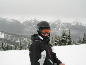 Whistler / Blackcomb - near the top. snow,