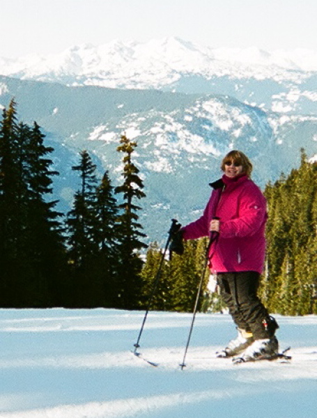 me at Whistler World Cup Alpine, March 2008