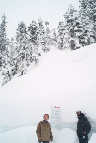 Mt. Baker - Me and one of