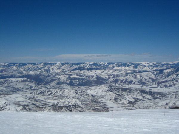 View from the top of the Cirque in Snowmass - Incredible!