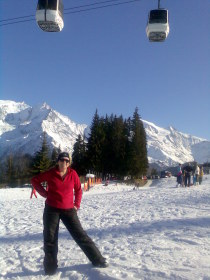 Saint Gervais Mont Blanc - Mont Blanc is in