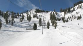Alpine Meadows - Heading up the Summit