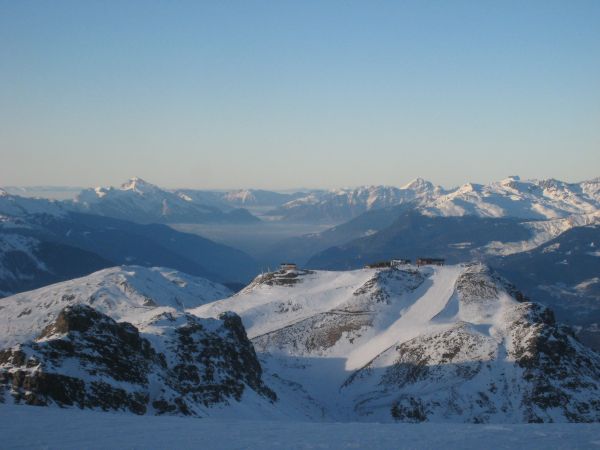 View from Mont de la Chambre towards Tougnete summit