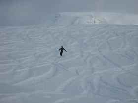 Cervinia-Valle D'Aosta - Fresh powder off-piste, above