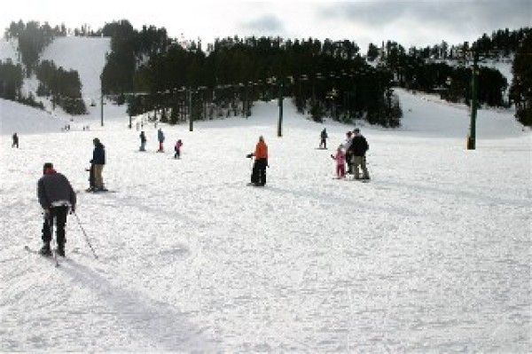The end of the front runs flat area