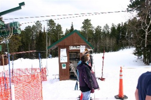 Bottom of Poma lift