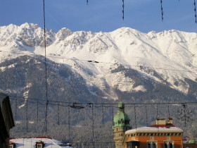 Innsbruck - View of Nordpark from