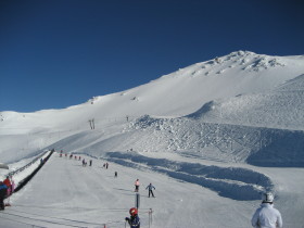 Mt. Hutt - learner area with Highway