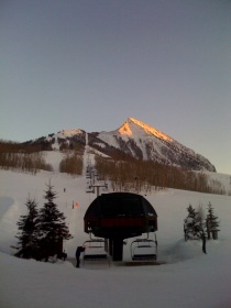 Crested Butte - sunset at Silver Queen
