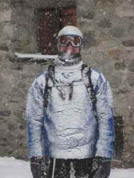 Snow at last, after 18 days of dry weather