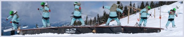 Skier at Nintendo Park
