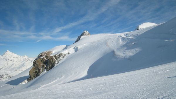 Terrain on the Italian side (Cervinia)