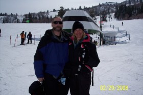 Snowbasin - at the end of