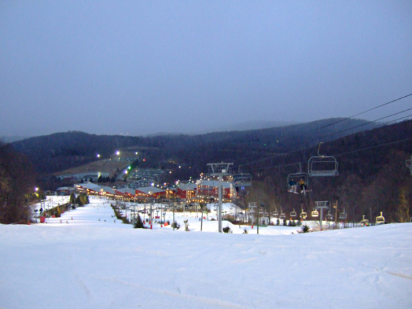 View from top of mountain