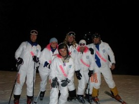 Stevens Pass - group photo before the