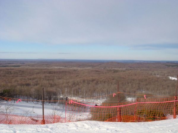 Top of one of the peaks at Caberfae.