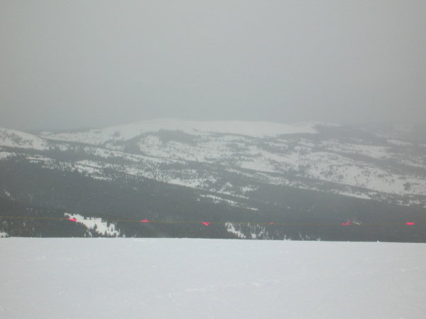 Snowy summit of Key.
