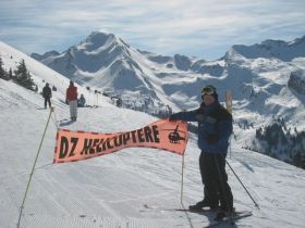 Avoriaz - Watch out for helicopters....