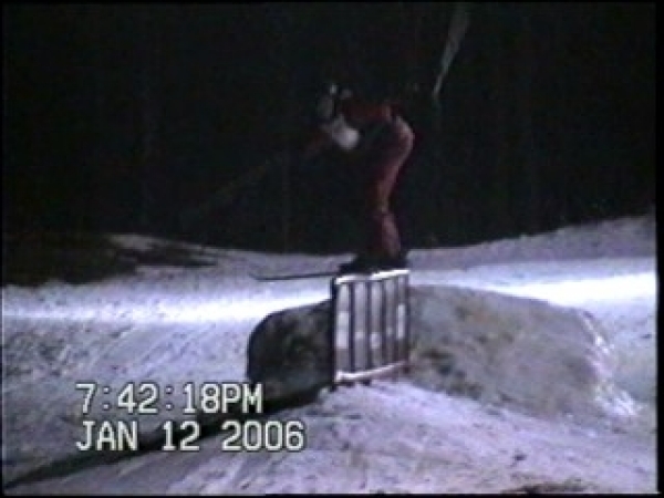 straight rail in cascade park.