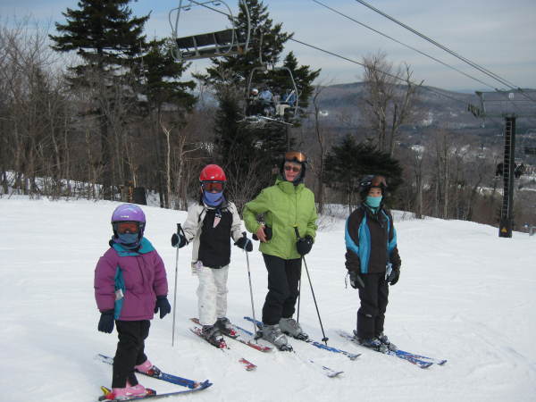 Ready to fly on Snow Dance!
