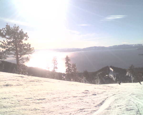 The top of Crystal Ridge run, accessible from Crystal Quad.